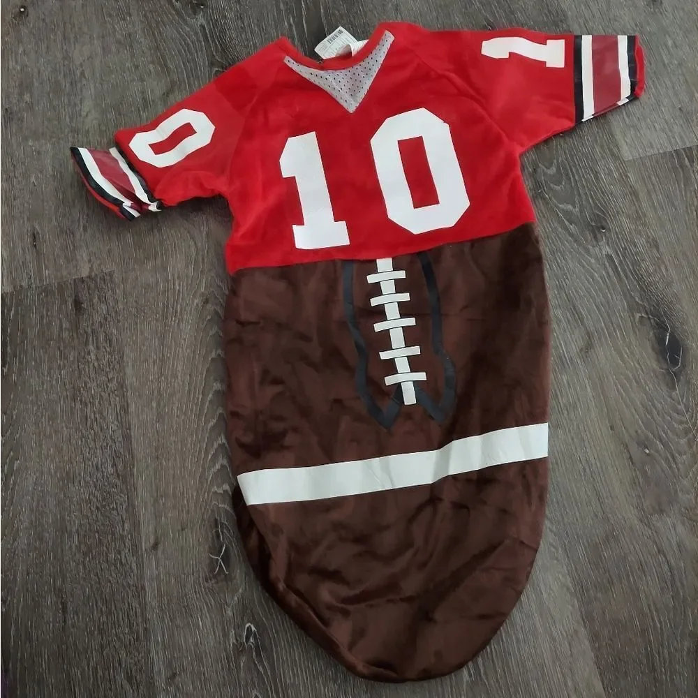 RUBIE'S FOOTBALL PLAYER BABY BUNTING HALLOWEEN COSTUME! Newborn